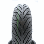 Aipex City 110/70-12 motorbike tire standing upright.